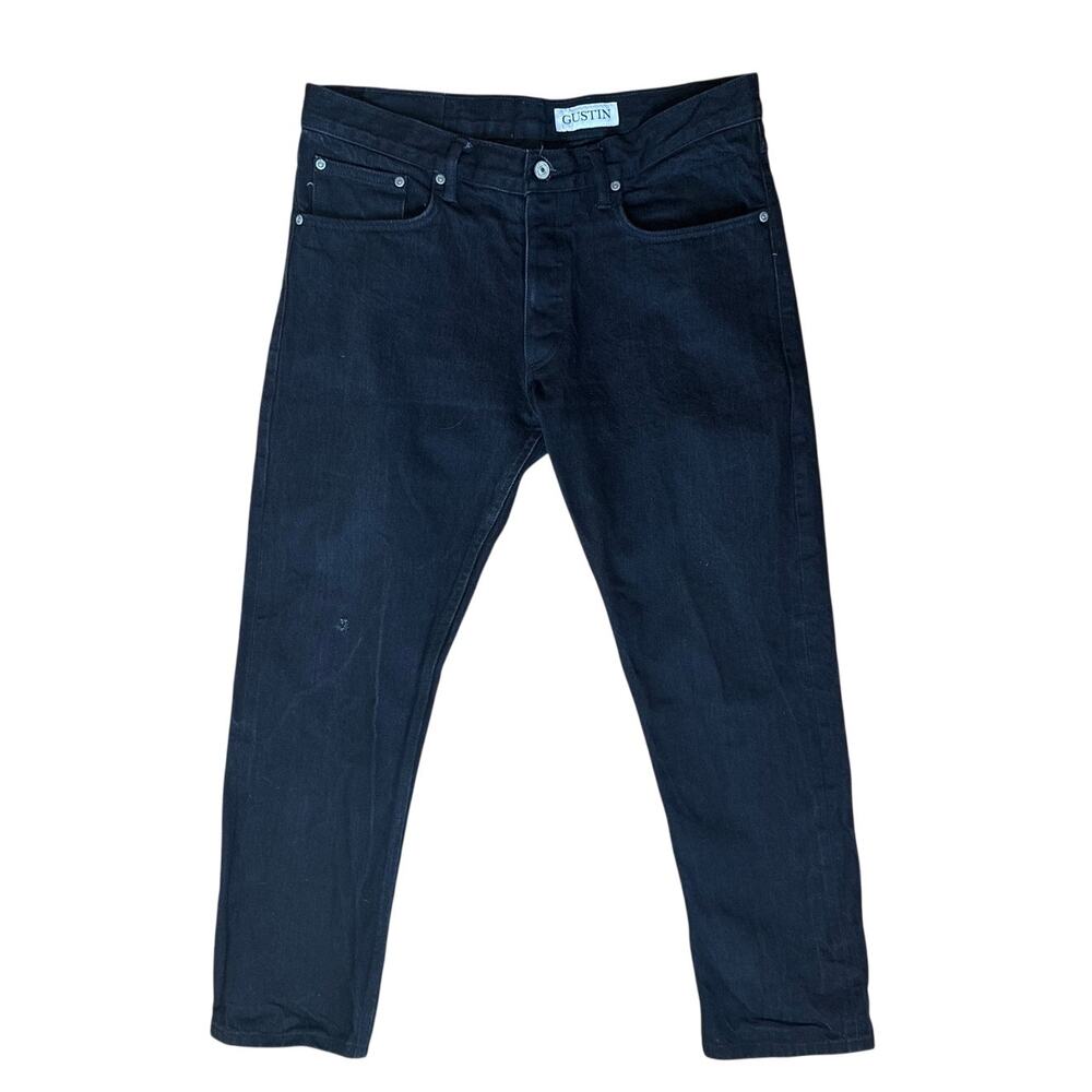 GUSTIN California Slim Raw Denim Blue Jeans Size 36